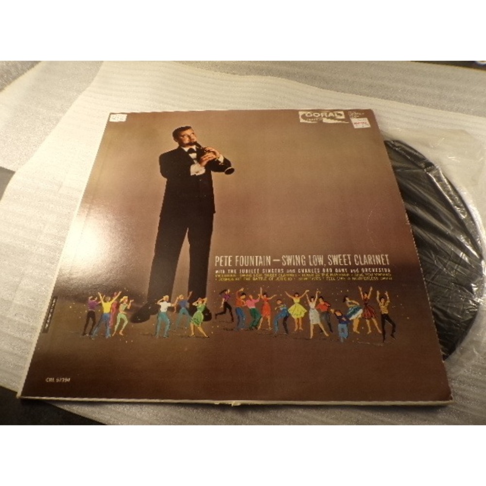 Pete Fountain Swing Low Sweet Clarinet Vinyl  Coral Records CRL 57294 Jazz Mono